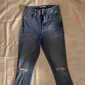 FOREVER 21 High Waisted Jeans
